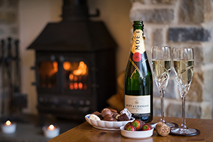 Champagne and truffles